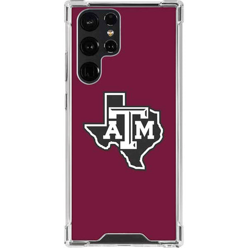 Texas A&M University Black Logo Galaxy S24 Ultra Clear Case